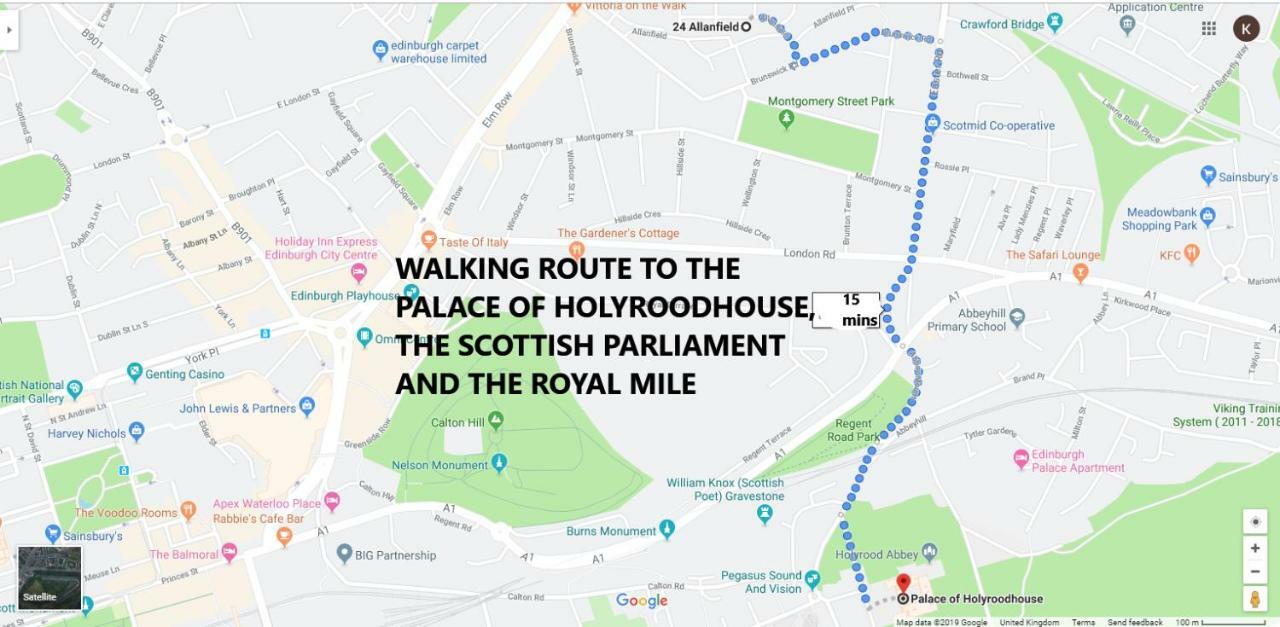 Ideal Central Edinburgh Location With Free On-Site Private Parking Exteriör bild